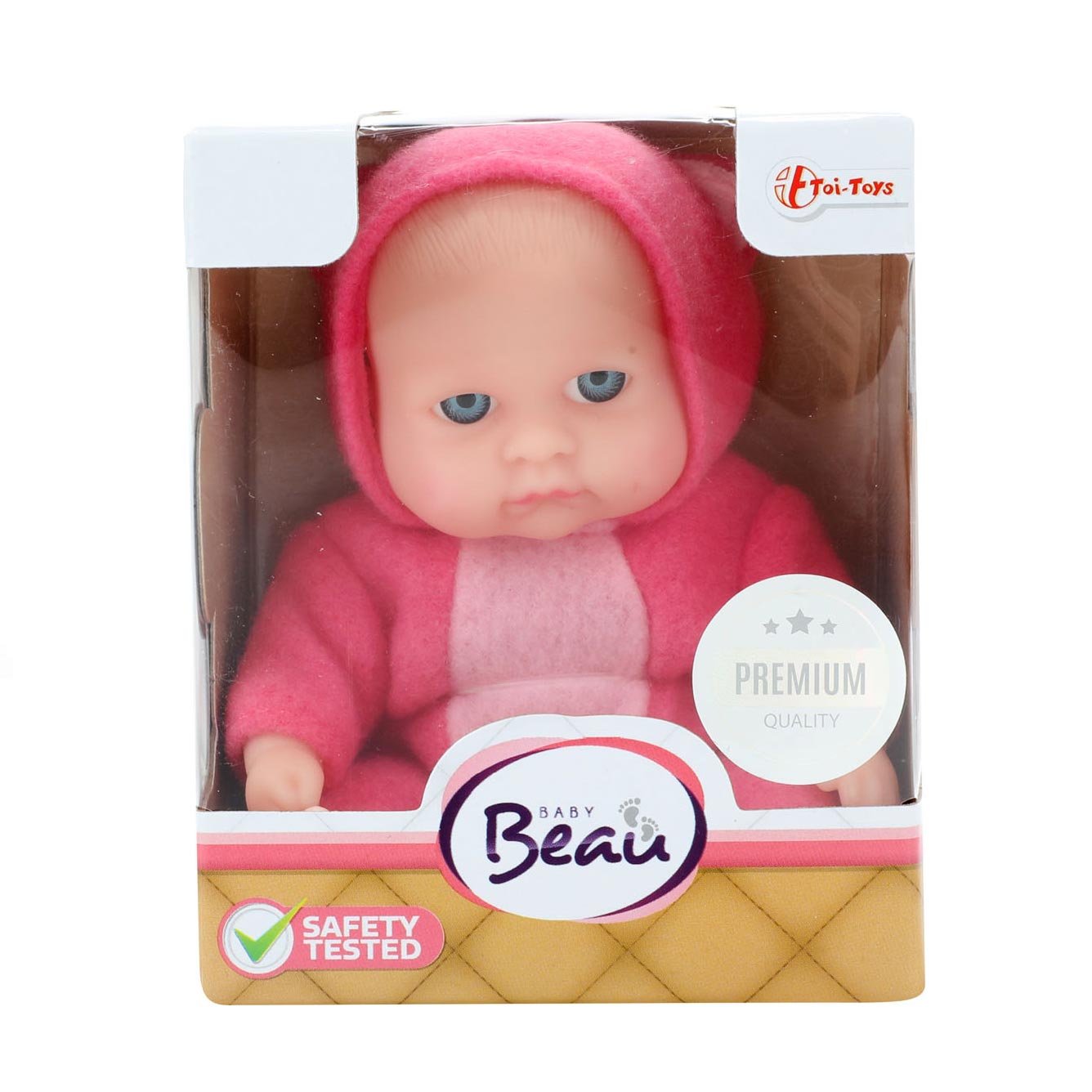 Toi-Toys Baby beau babypopje met slaapmuts
