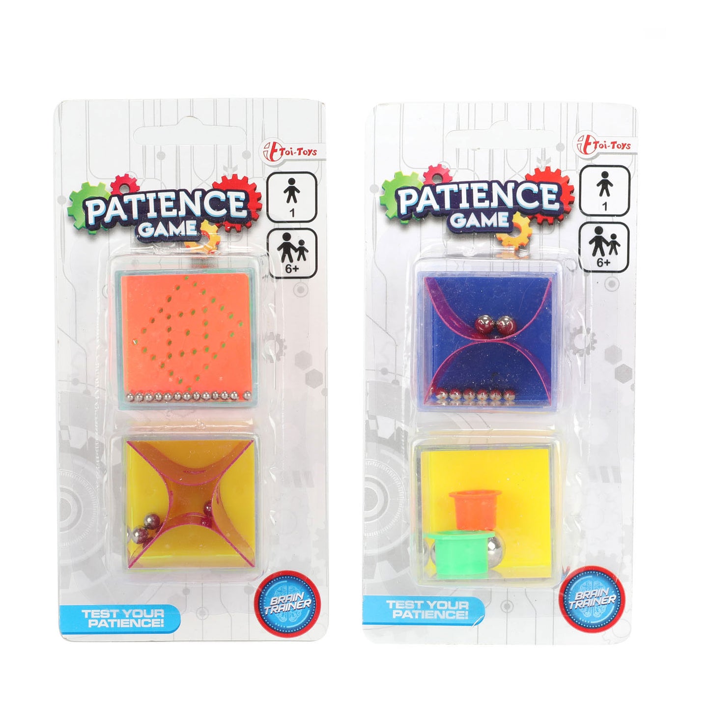 Toi-Toys Geduldspel fidget kubus, 2st.