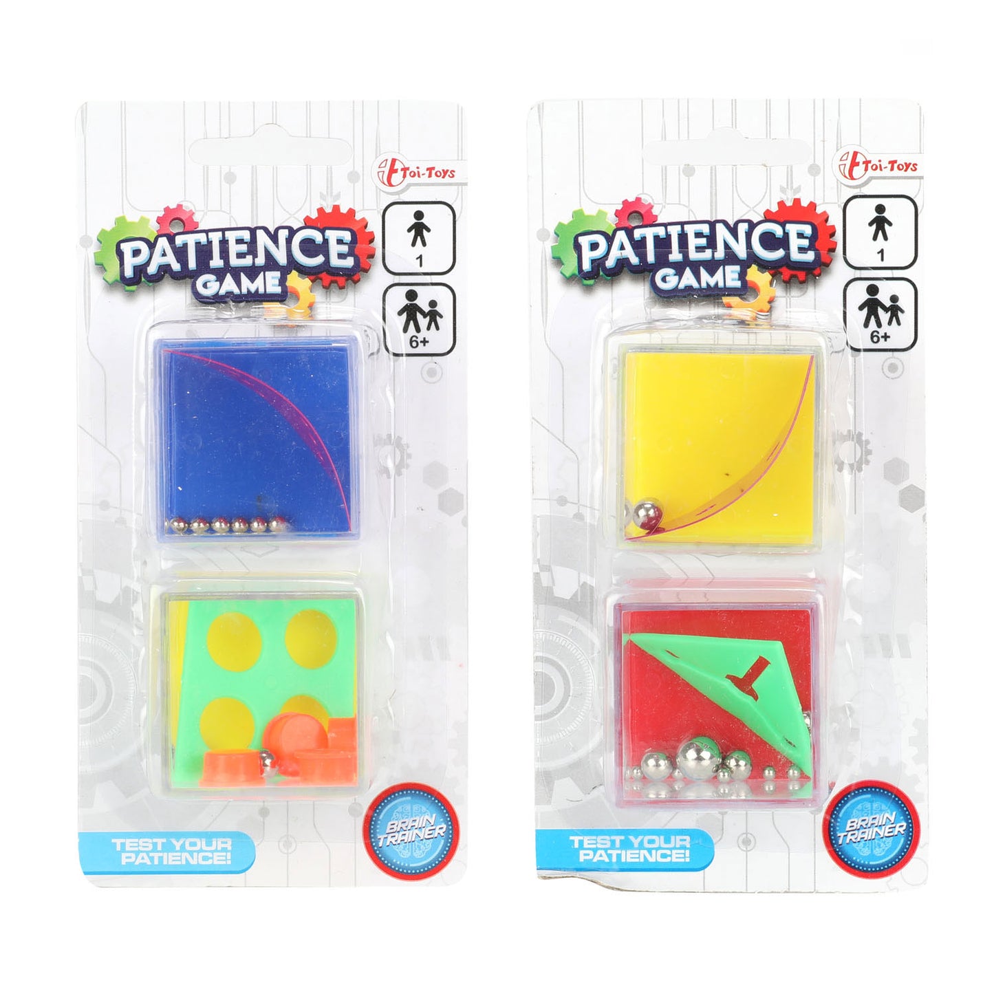 Toi-Toys Geduldspel fidget kubus, 2st.