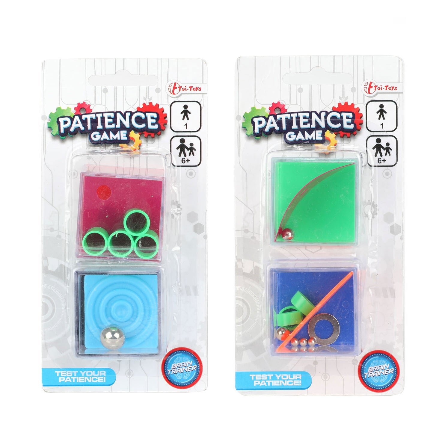 Toi-Toys Geduldspel fidget kubus, 2st.