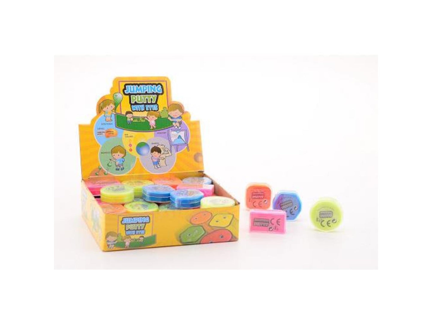 Johntoy Stuiter putty met oogjes