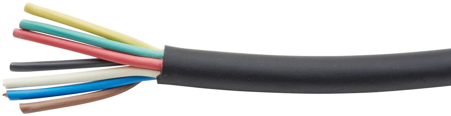 HELLA gummikabel gu. cable 7 x 1.5 black