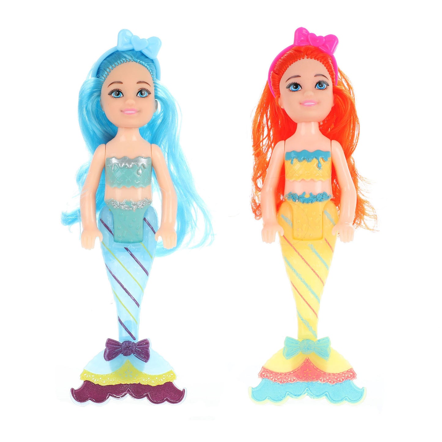Toi-Toys Mermaids zeemeermin pop zusjes, 4st.