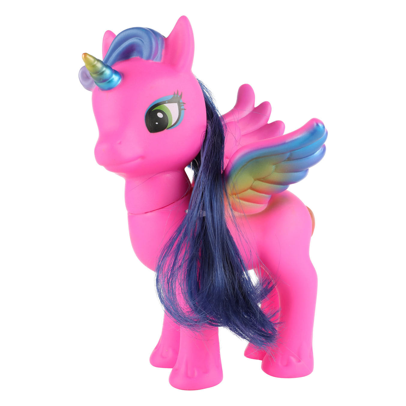 Toi-Toys Toi toys unicorn lang haar 13cm