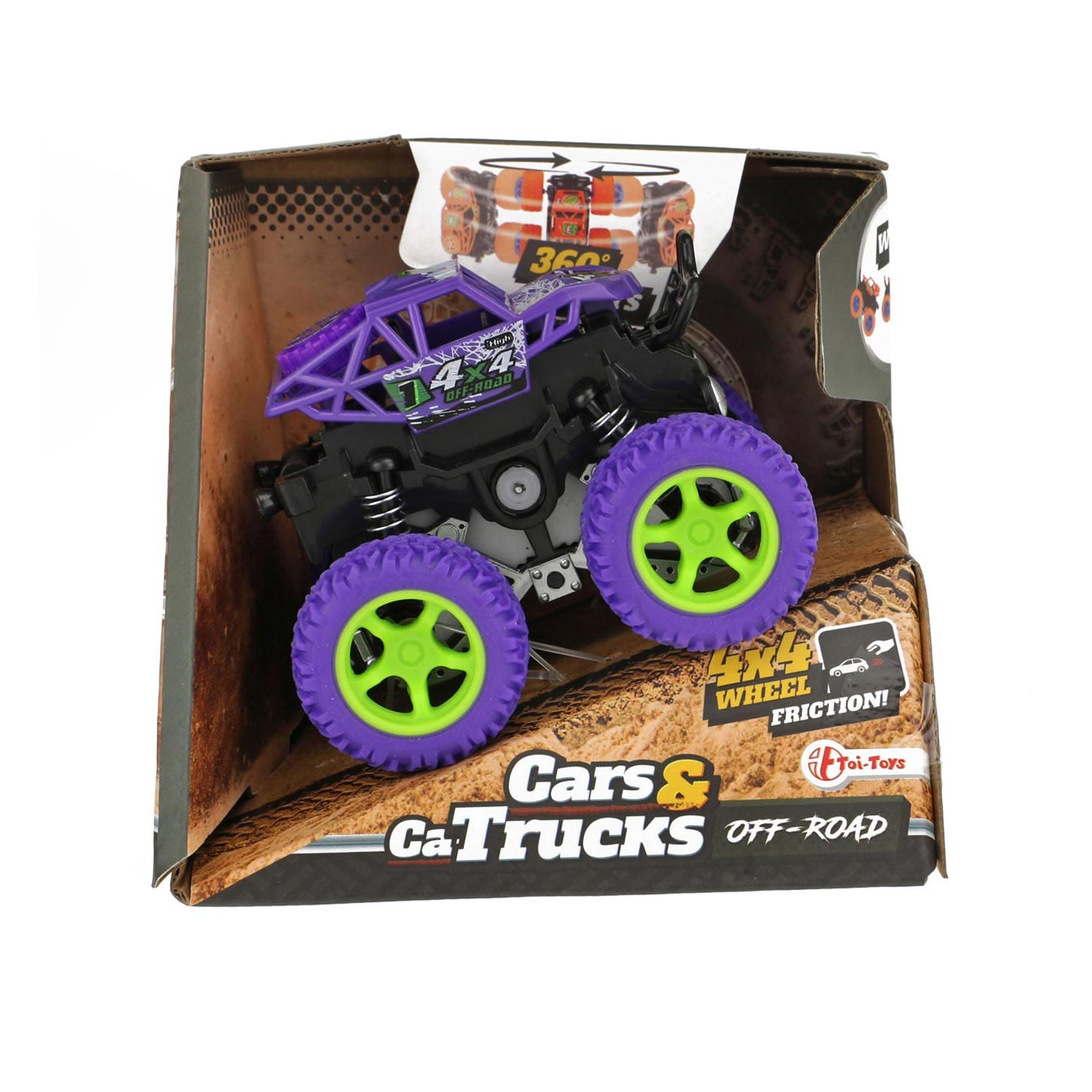 Toi-Toys Vehicool frictie monster truck stunt 360