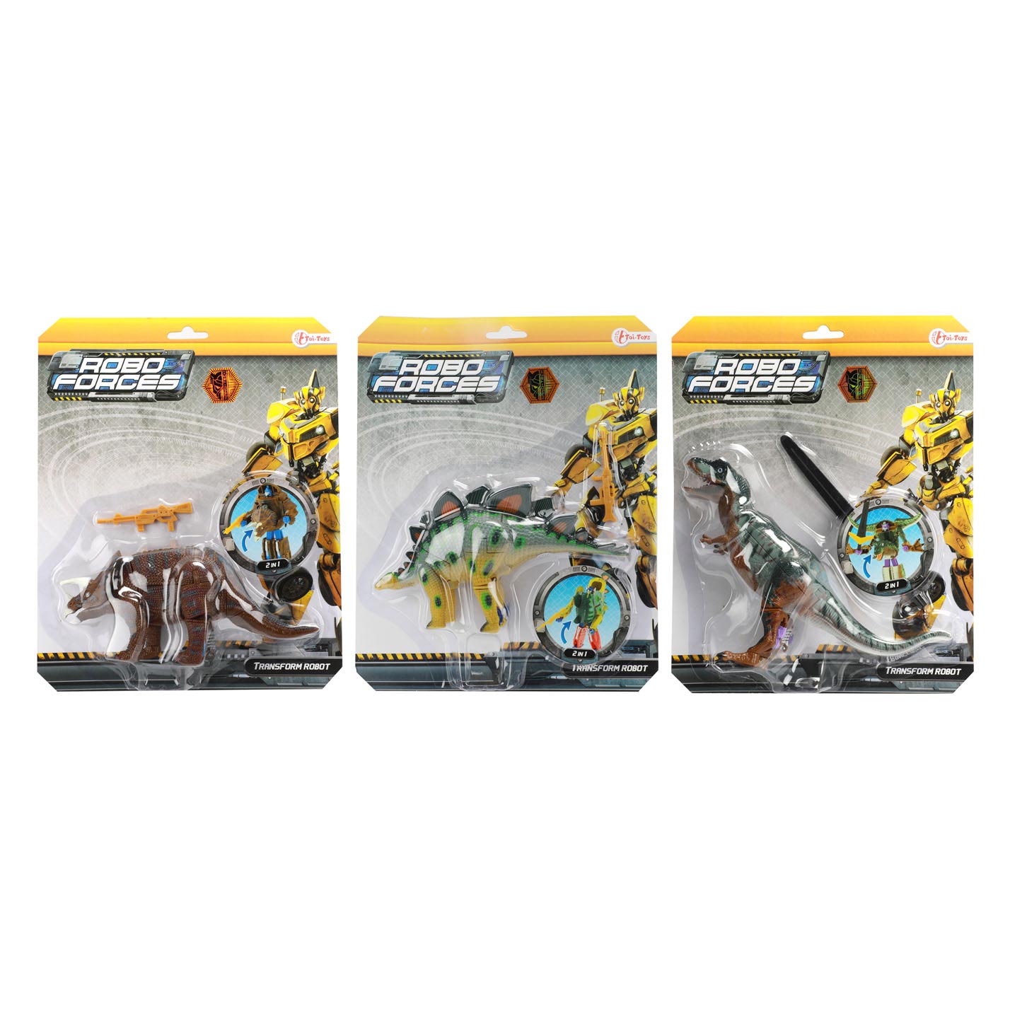 Roboforces veranderrobot dino, 17cm
