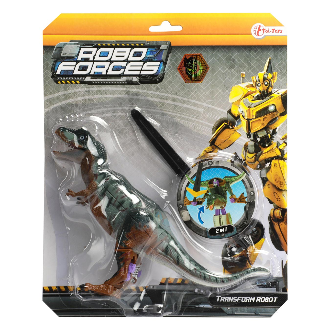 Roboforces veranderrobot dino, 17cm
