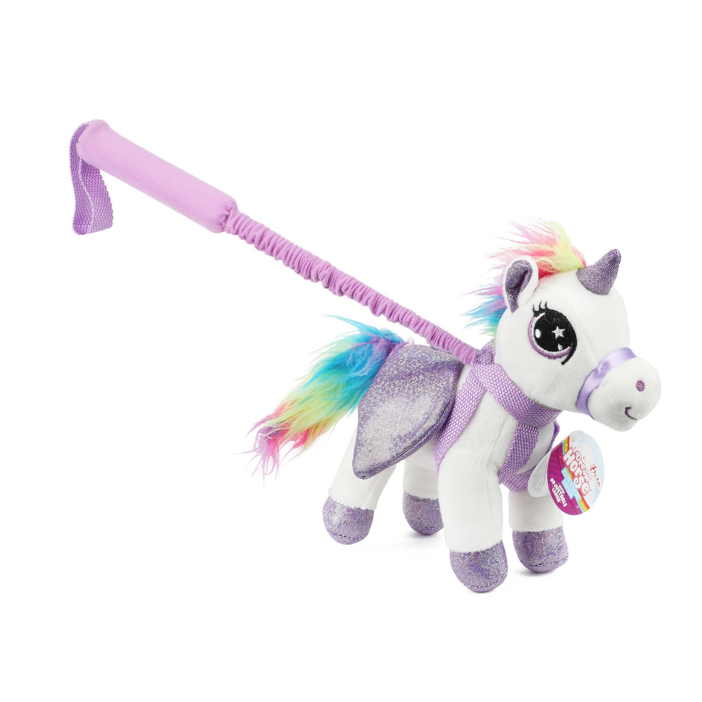 Dream Horse eenhoorn pluche aan stok