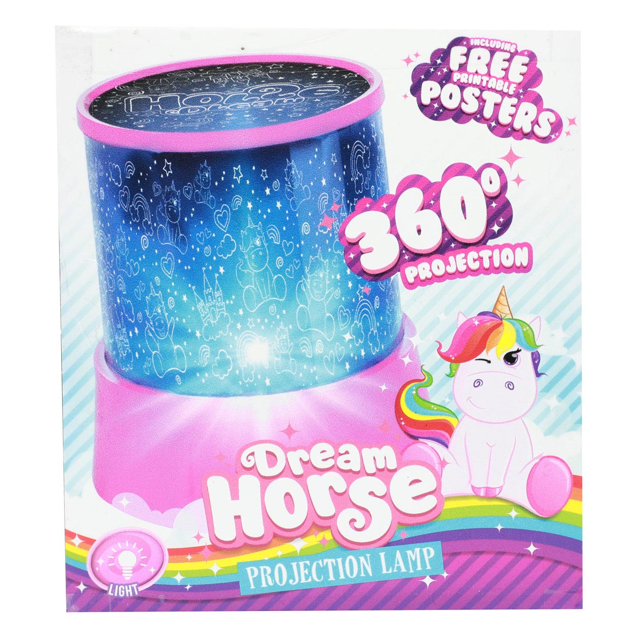 Dream Horse projectielamp eenhoorn