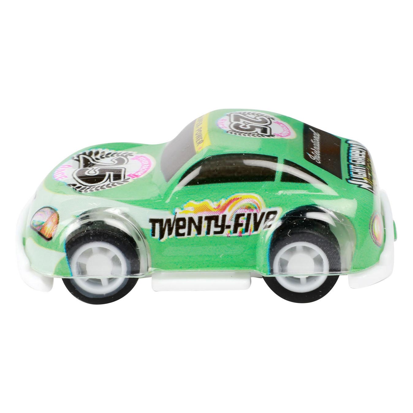 Turbo Racers mini rally pull-backauto's, 9st.