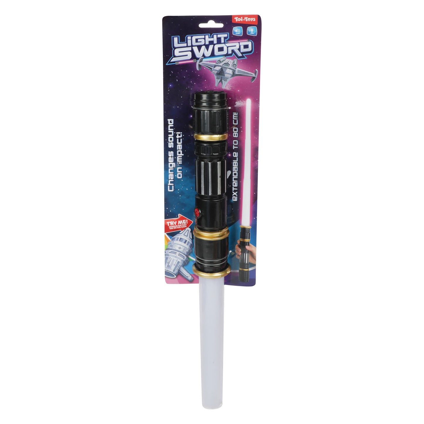 Toi-Toys Lichtzwaard force licht en geluid