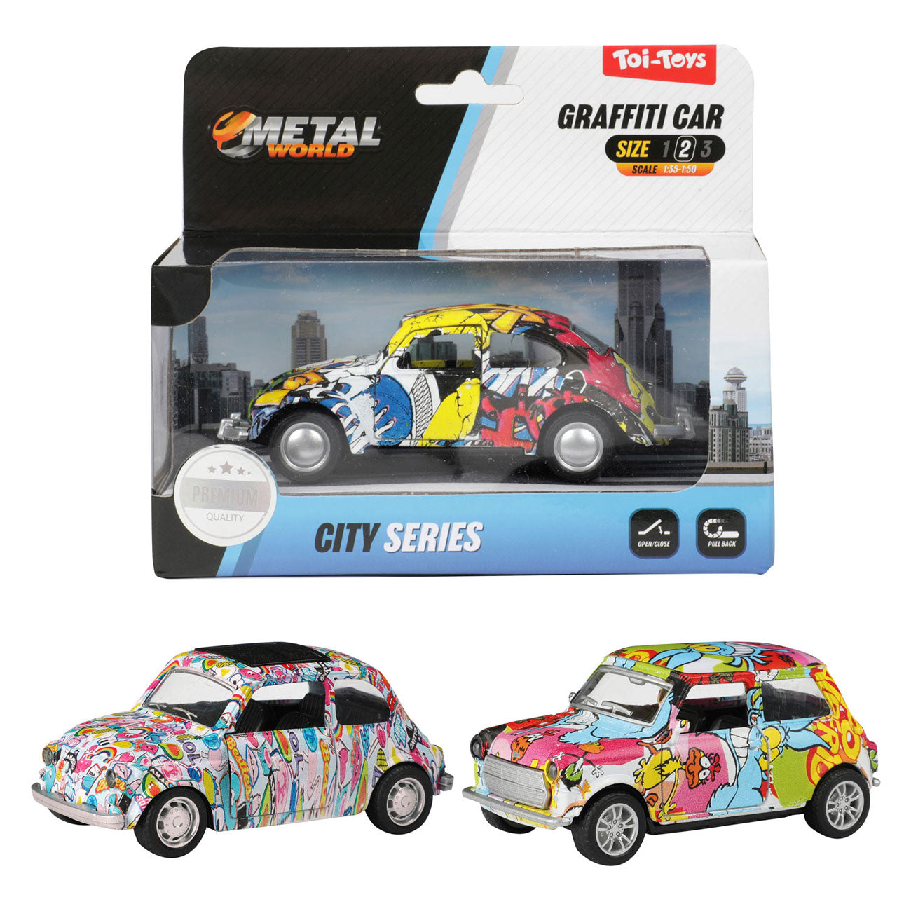 MetalWorld pull-back graffiti auto