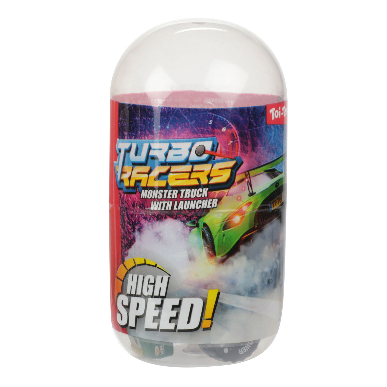 Turbo Racers monster truck met afschieter in ei