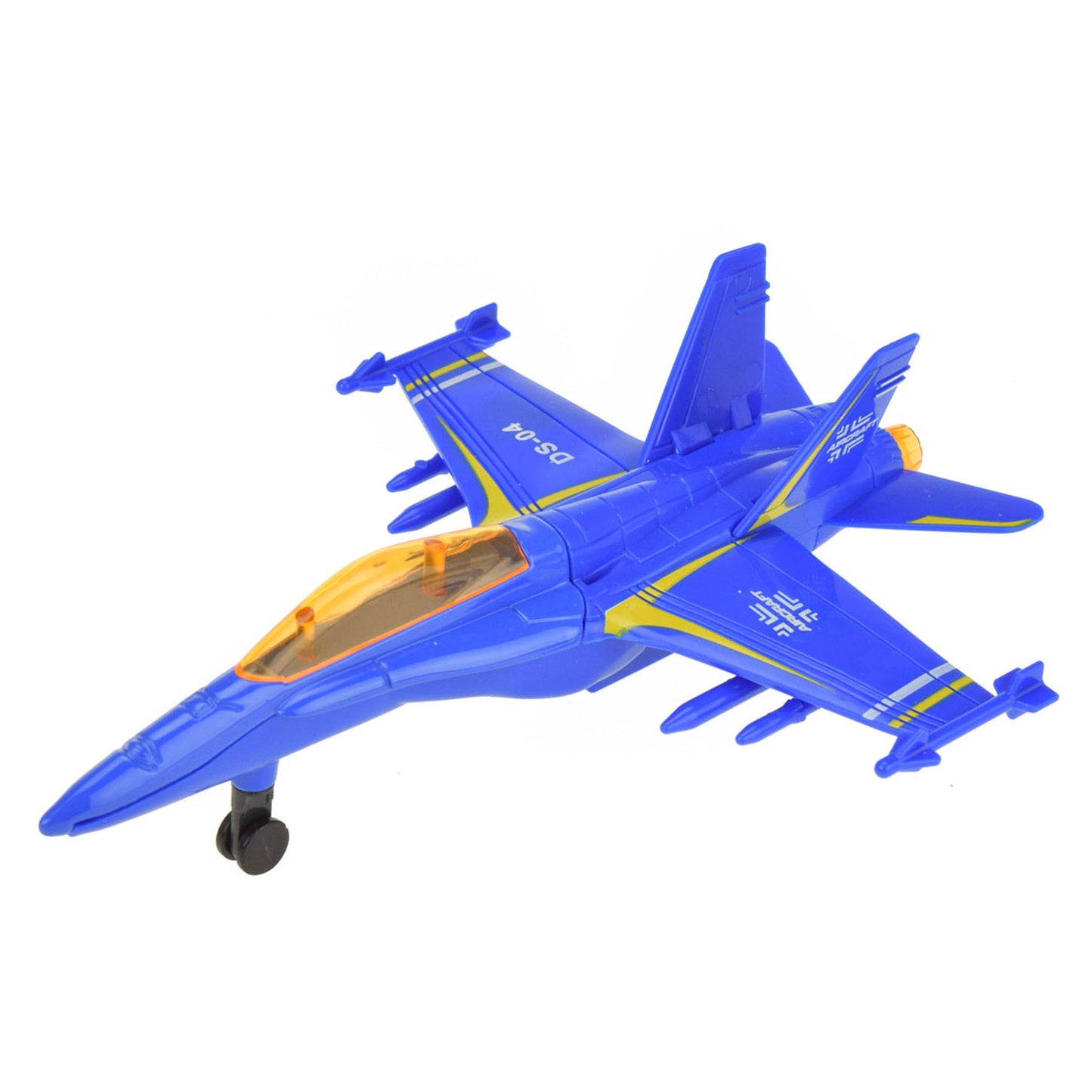 Toi-Toys Metalworld pull-back gevechtsvliegtuig