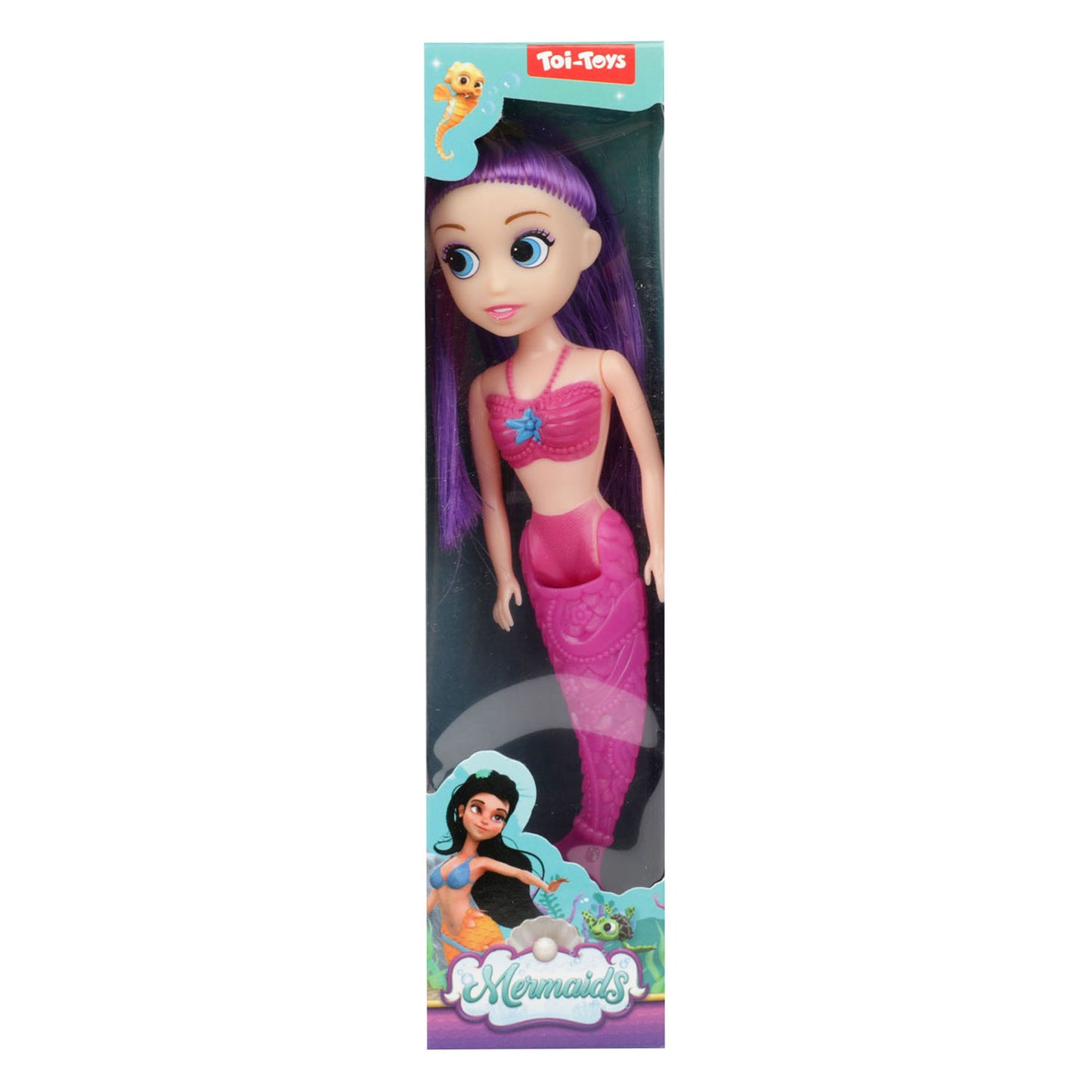 Toi-Toys Mermaids zeemeerminpop met buigbare staart, 18cm