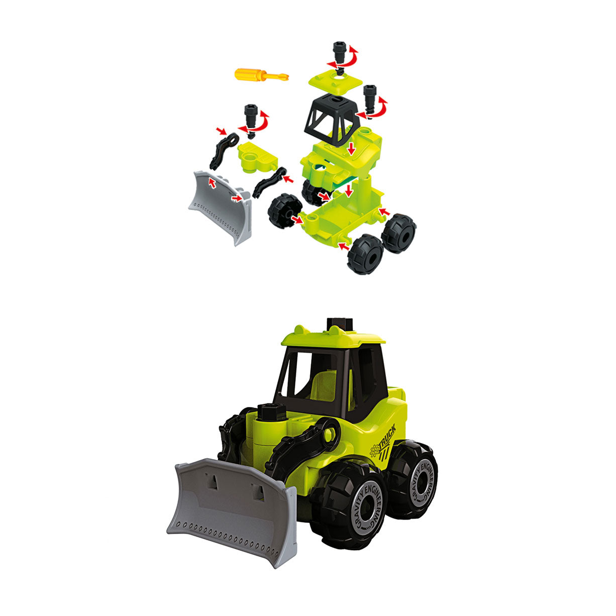 Toi-Toys Bouw een werkvoertuig