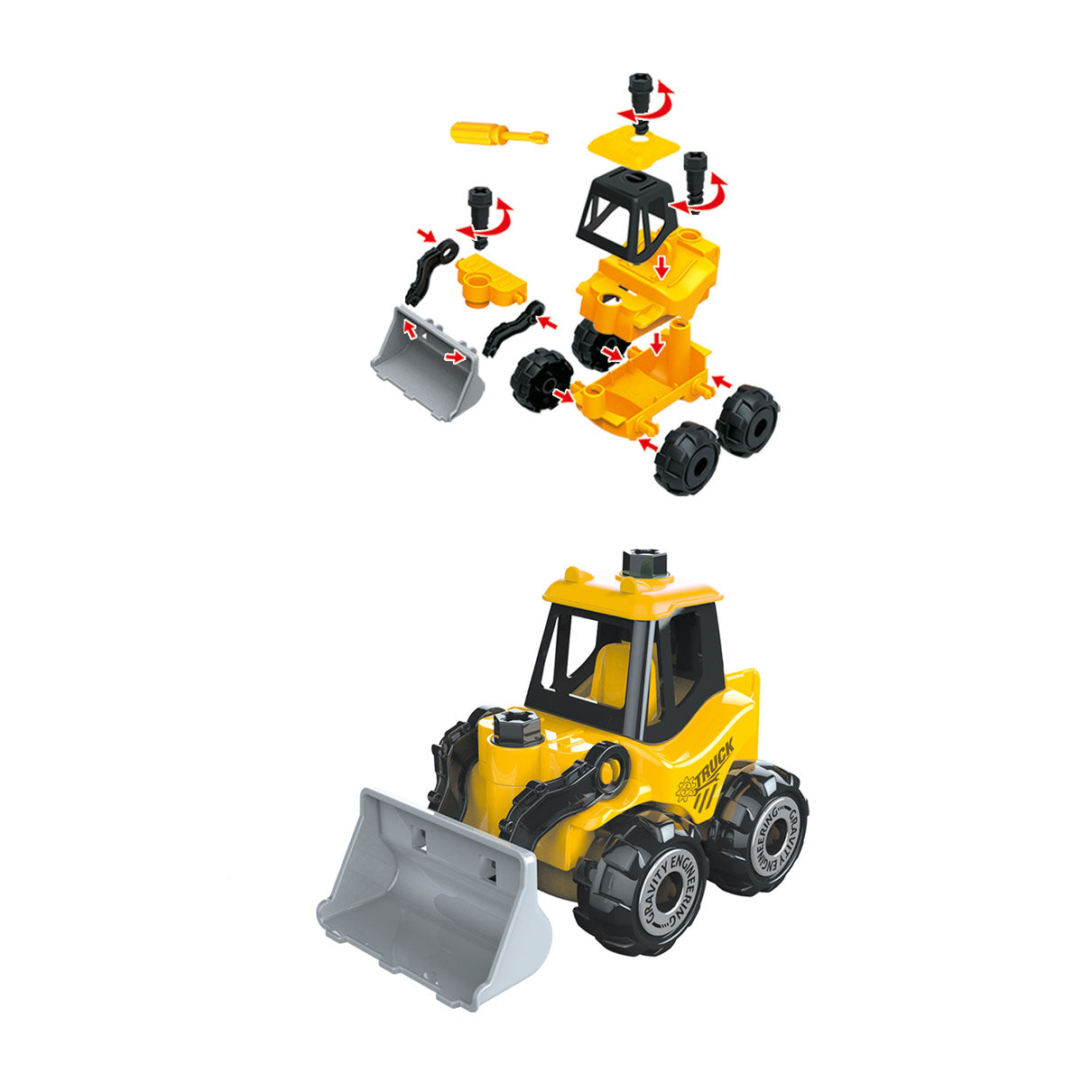 Toi-Toys Bouw een werkvoertuig