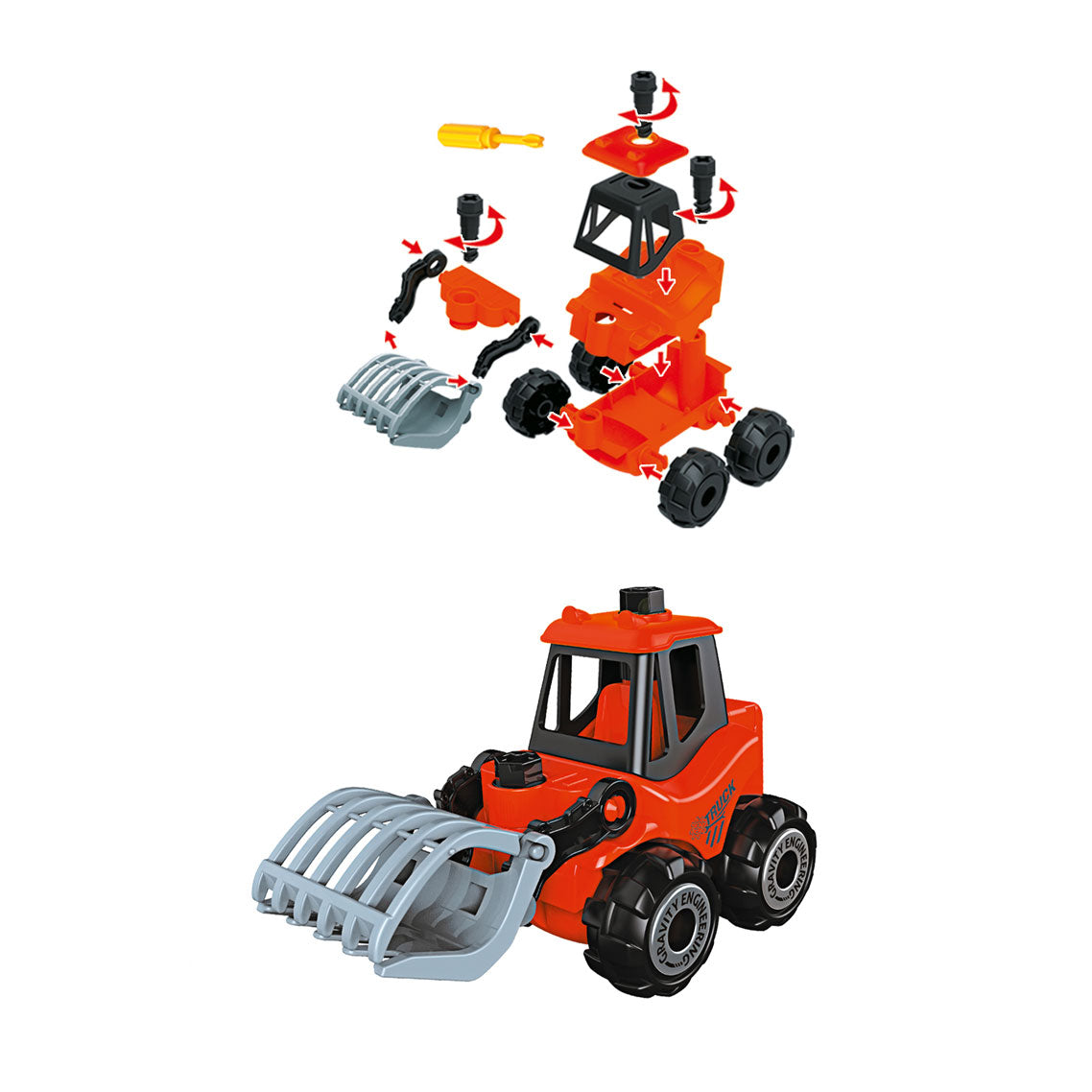 Toi-Toys Bouw een werkvoertuig