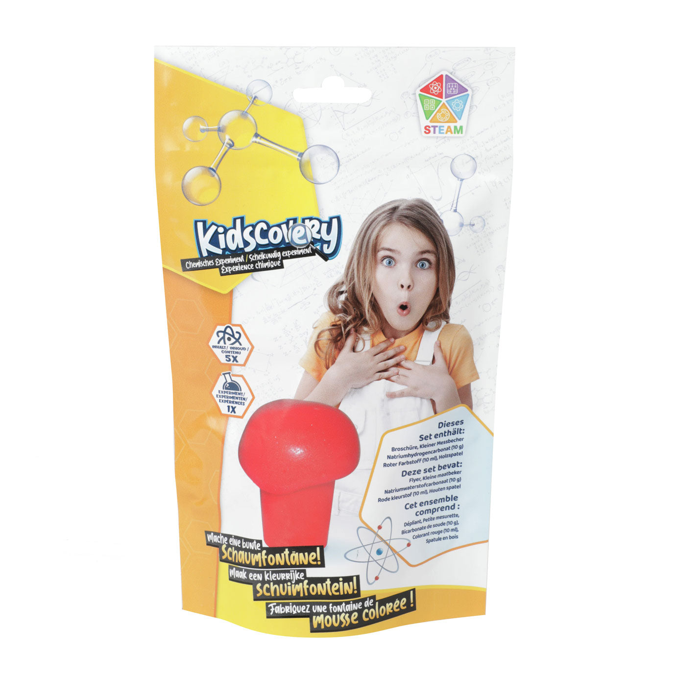 Kidscovery experiment - scheikundige fontein set