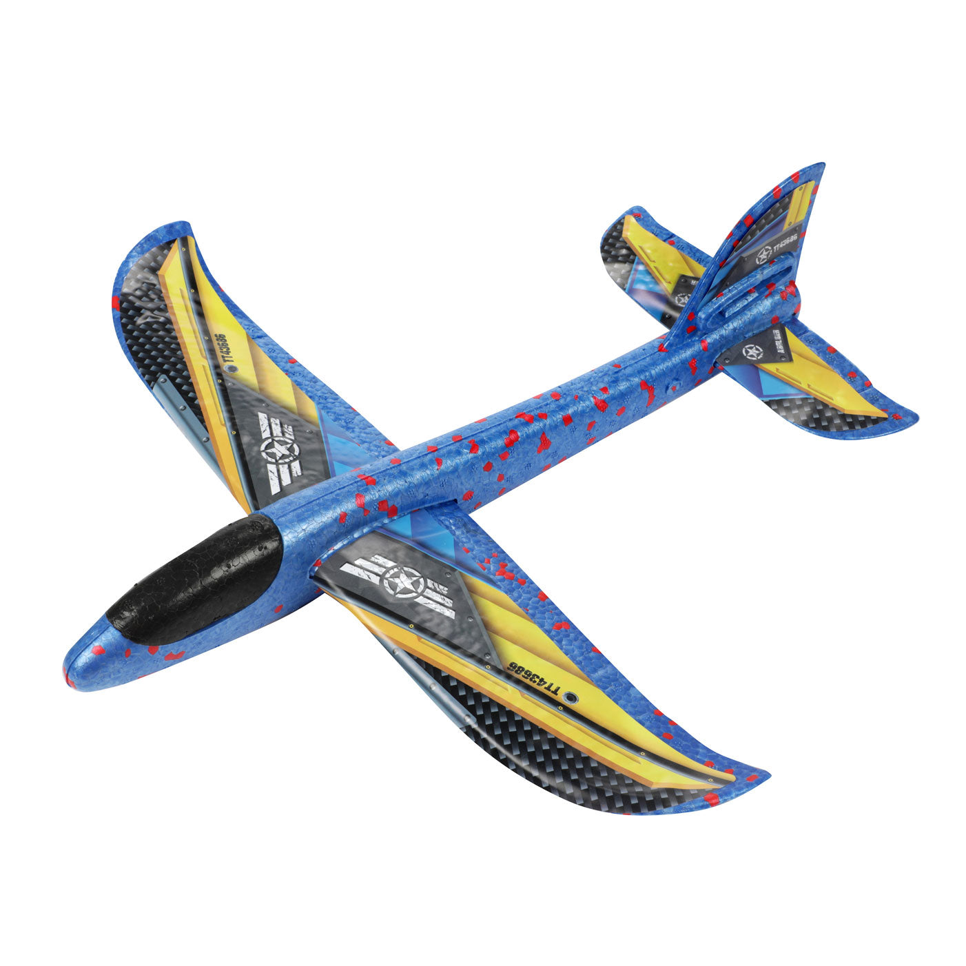 Toi-Toys Toi toys foam vliegtuig 36cm + stickers