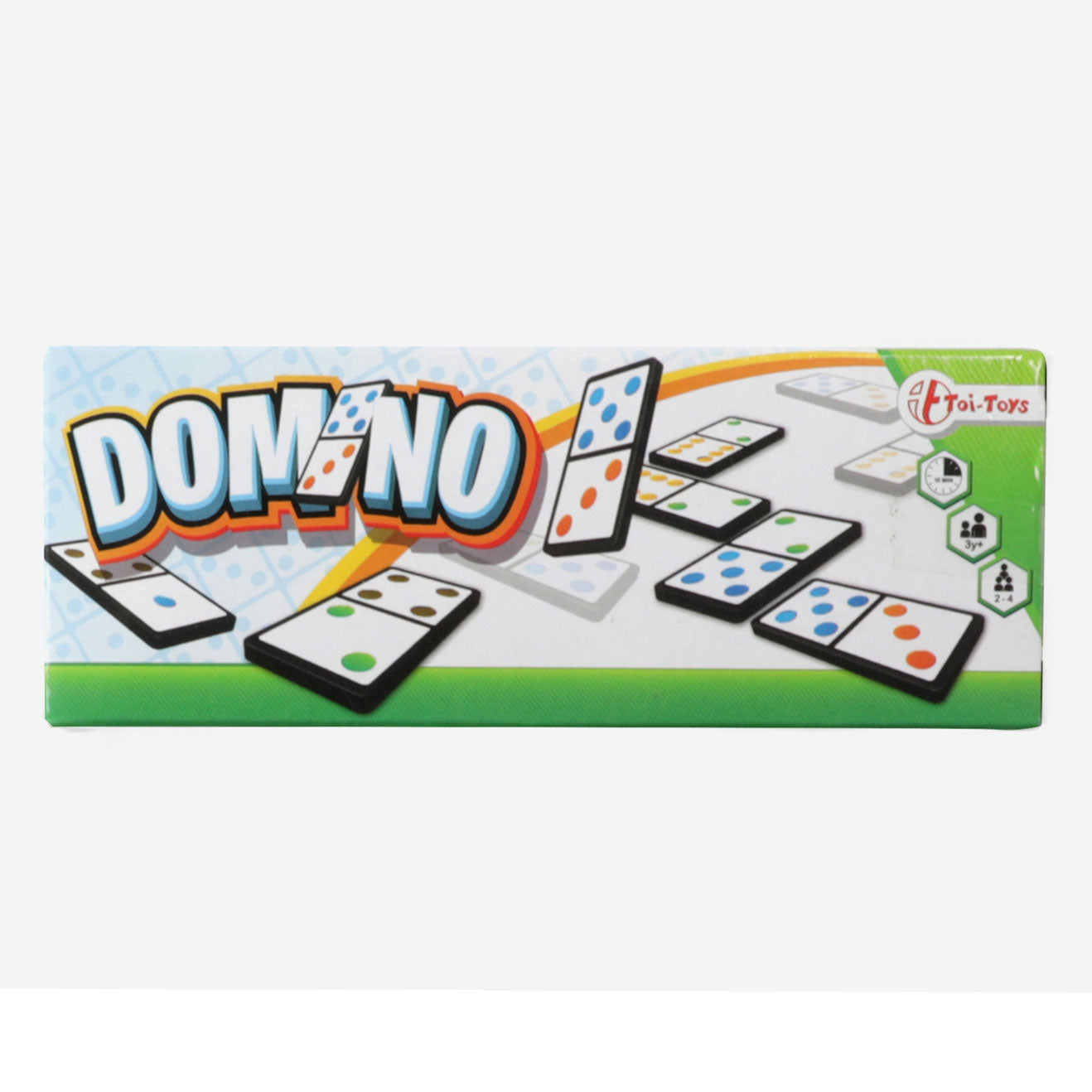 Toi-Toys Dominospel op cijfer of kleur
