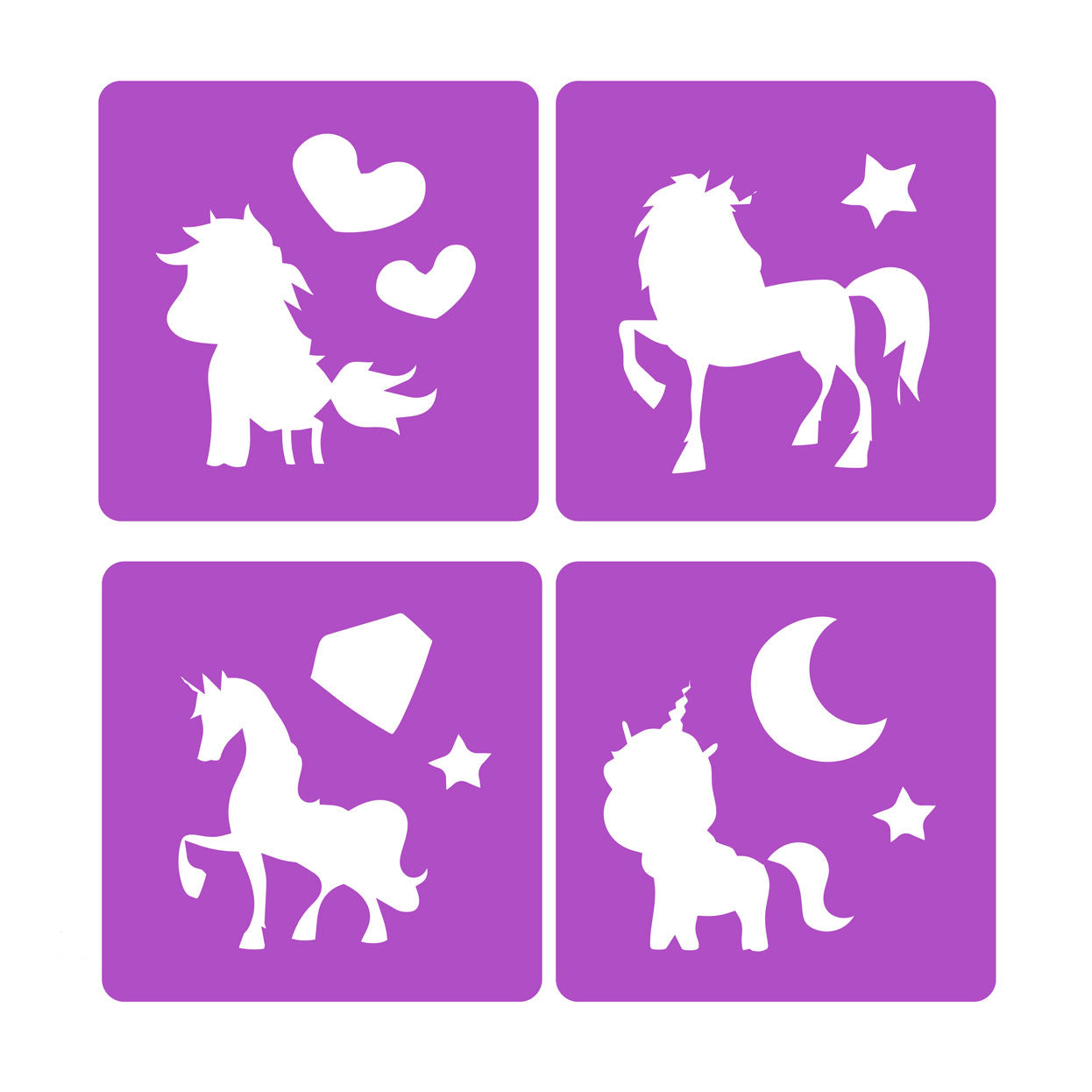 Toi-Toys Toi toys unicorn stoepkrijt + sjablonen
