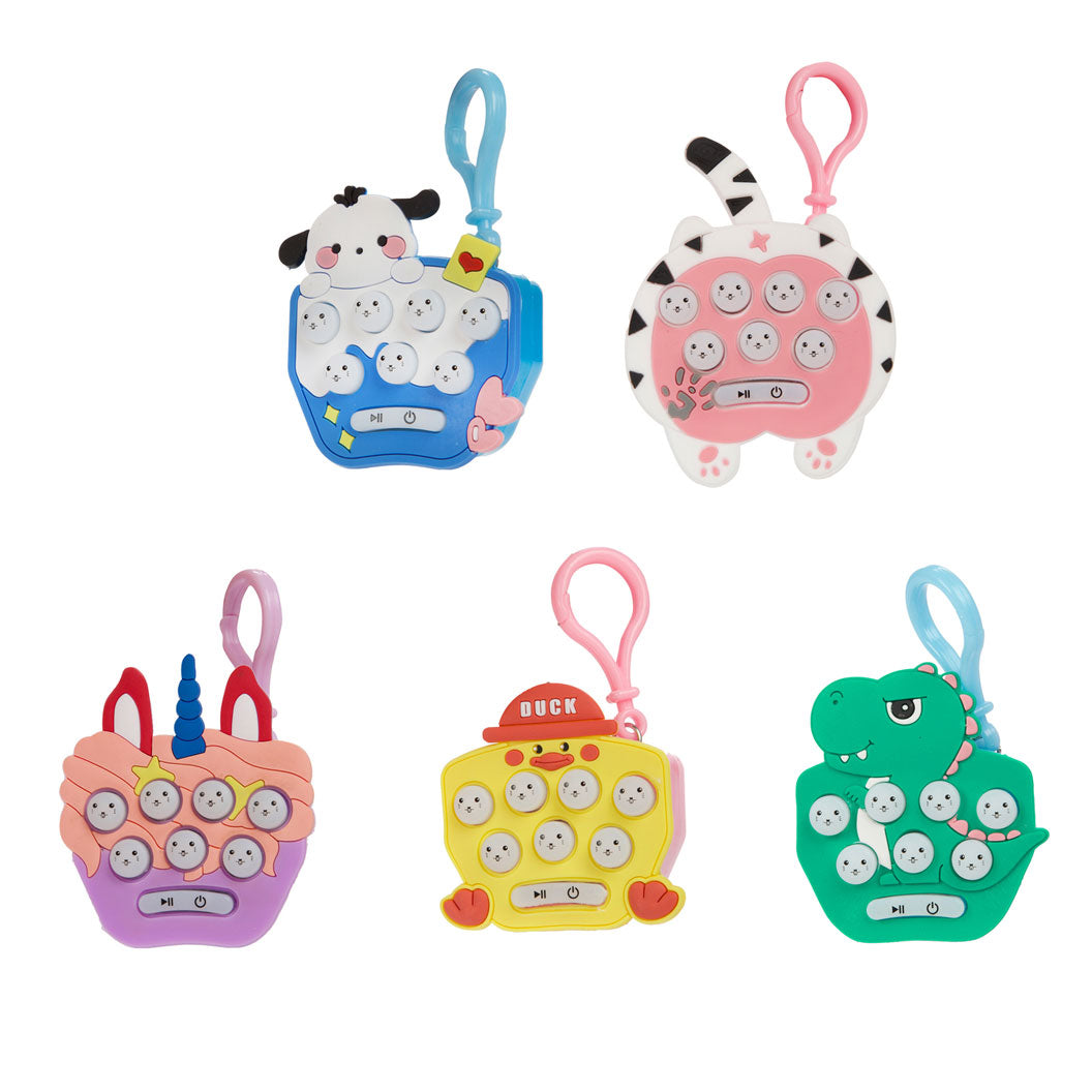 Toi-Toys Geheugenspel mollen vangen aan sleutelhanger