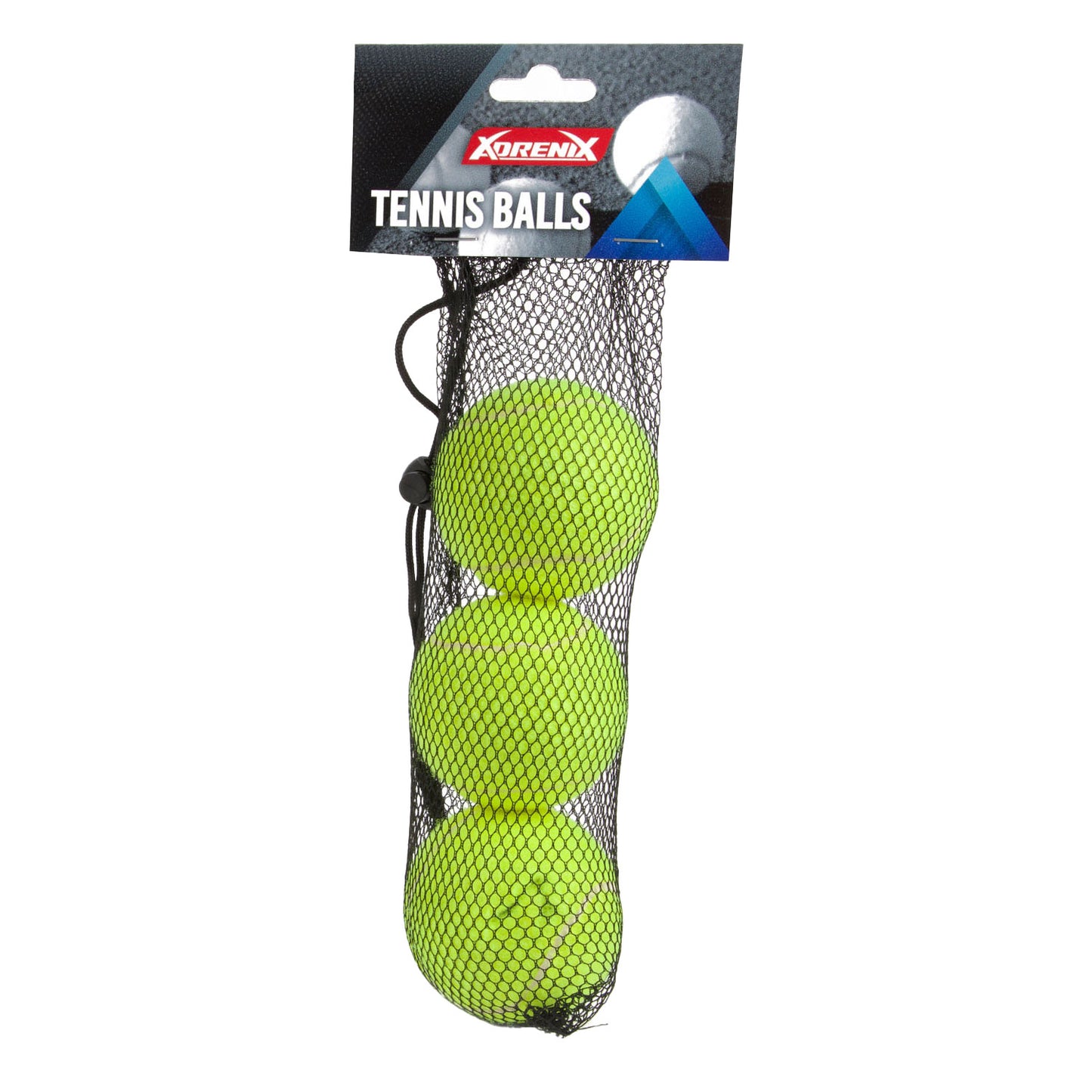 Toi-Toys Adrenix tennisballen met hersluitbaar net, 3st.
