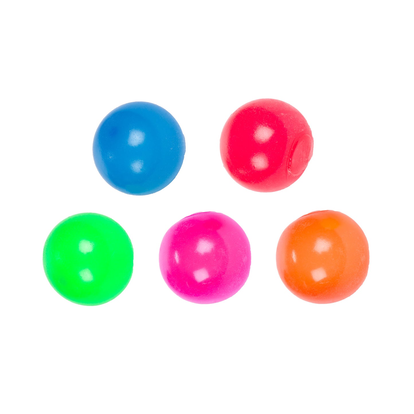 Toi-Toys Fun mini knijpballen stickeezz in koker, 5st.
