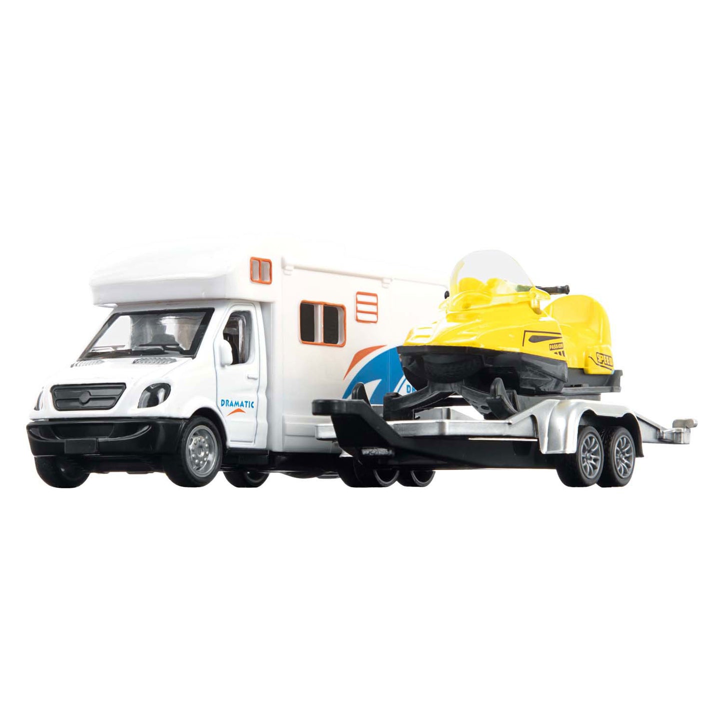 Toi-Toys Toi toys camper met sneeuwscooter 23cm
