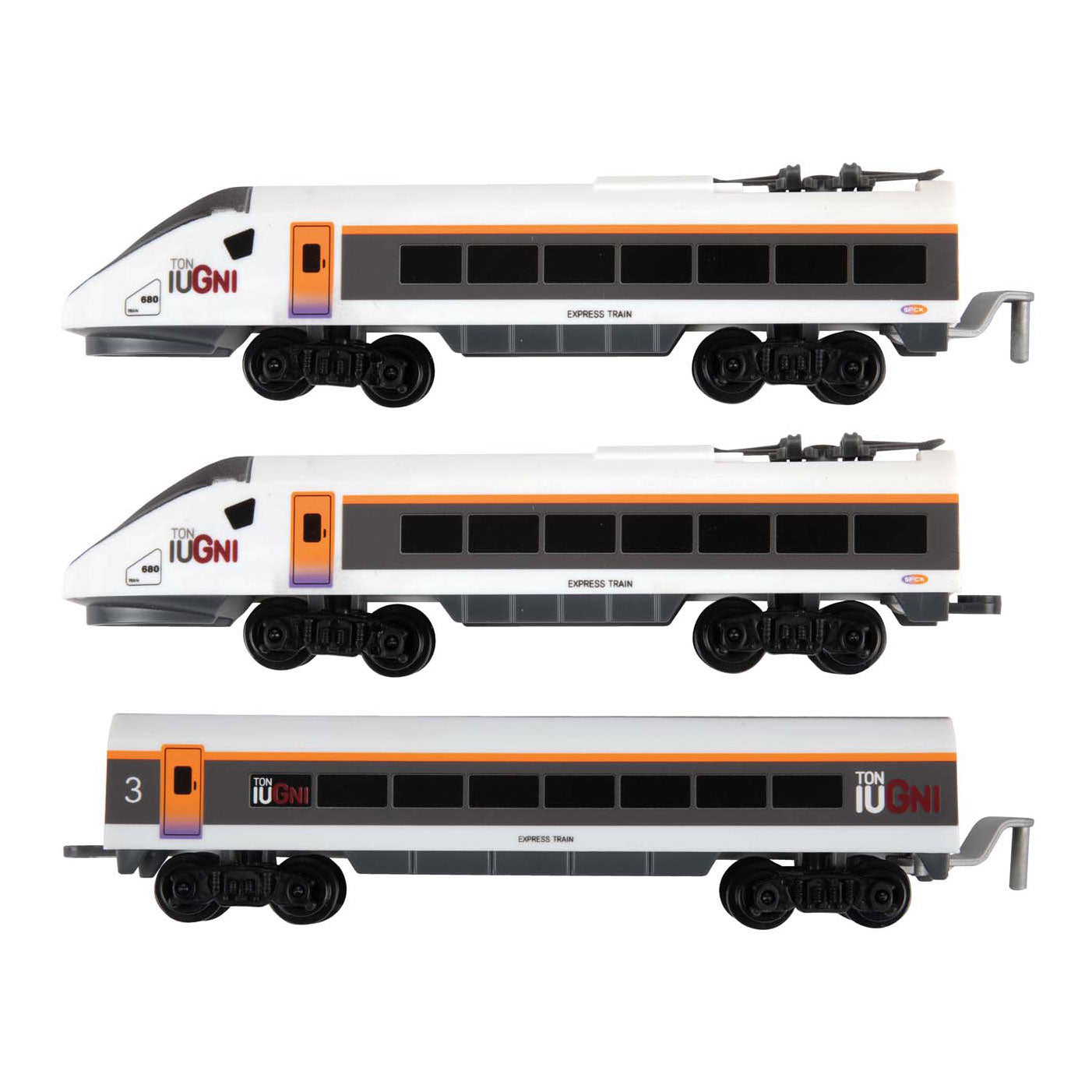 Toi-Toys Treinset elektrische high speed rails, 15dlg.