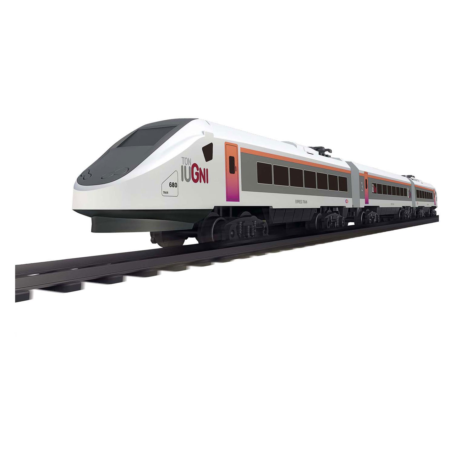 Toi-Toys Treinset elektrische high speed rails, 15dlg.