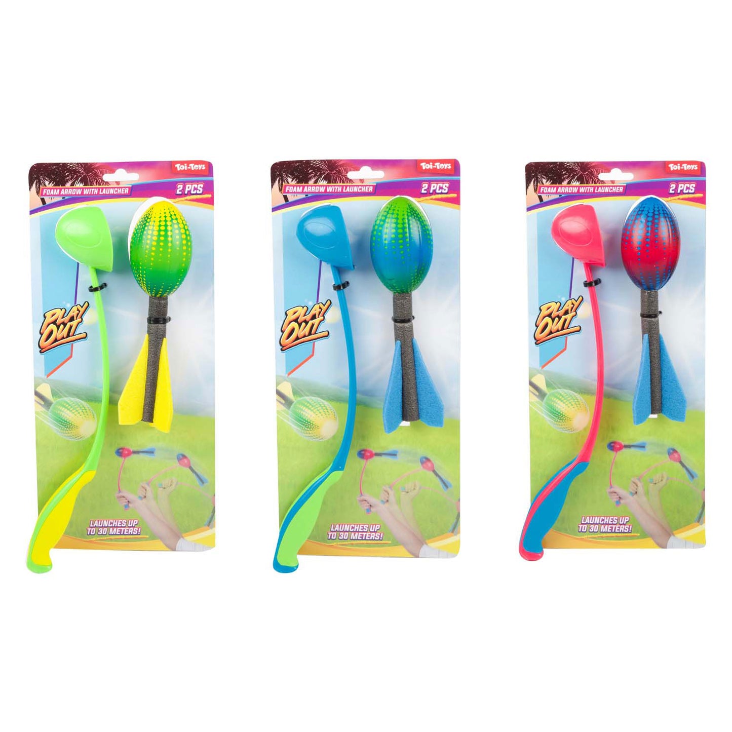Toi-Toys mini foampijl met werper