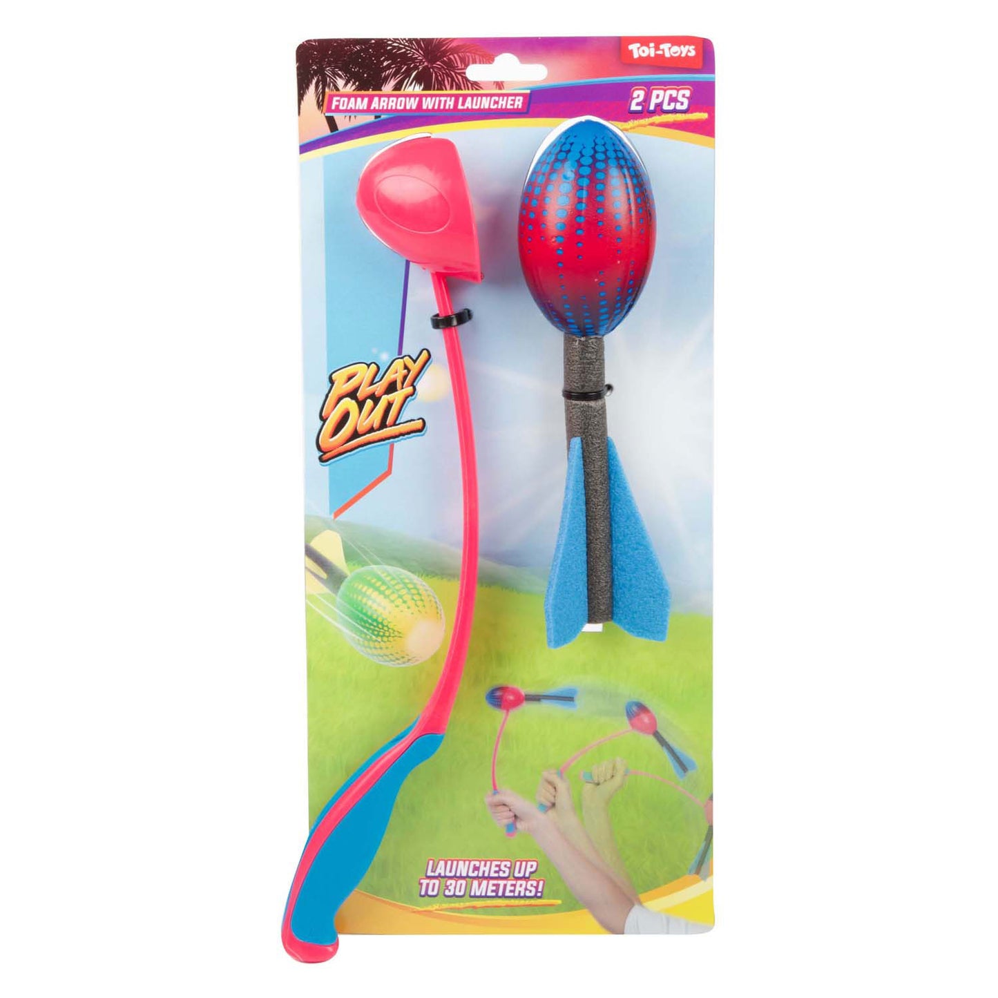 Toi-Toys mini foampijl met werper