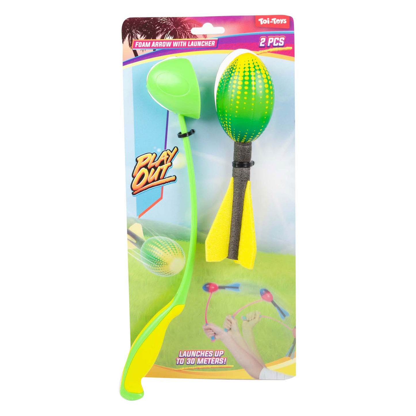 Toi-Toys mini foampijl met werper