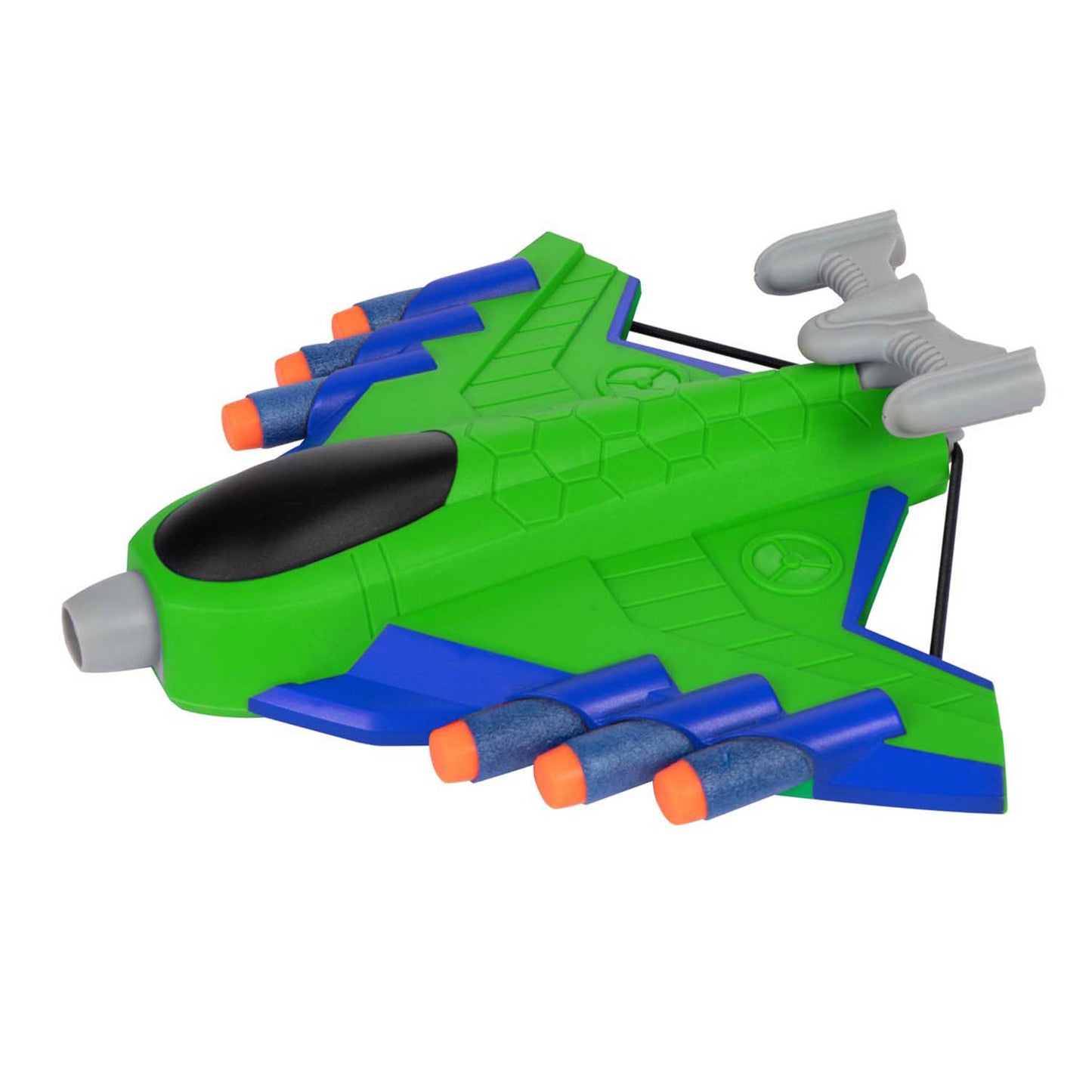 Toi-Toys Play out vliegtuig shooter met 16 foam pijlen