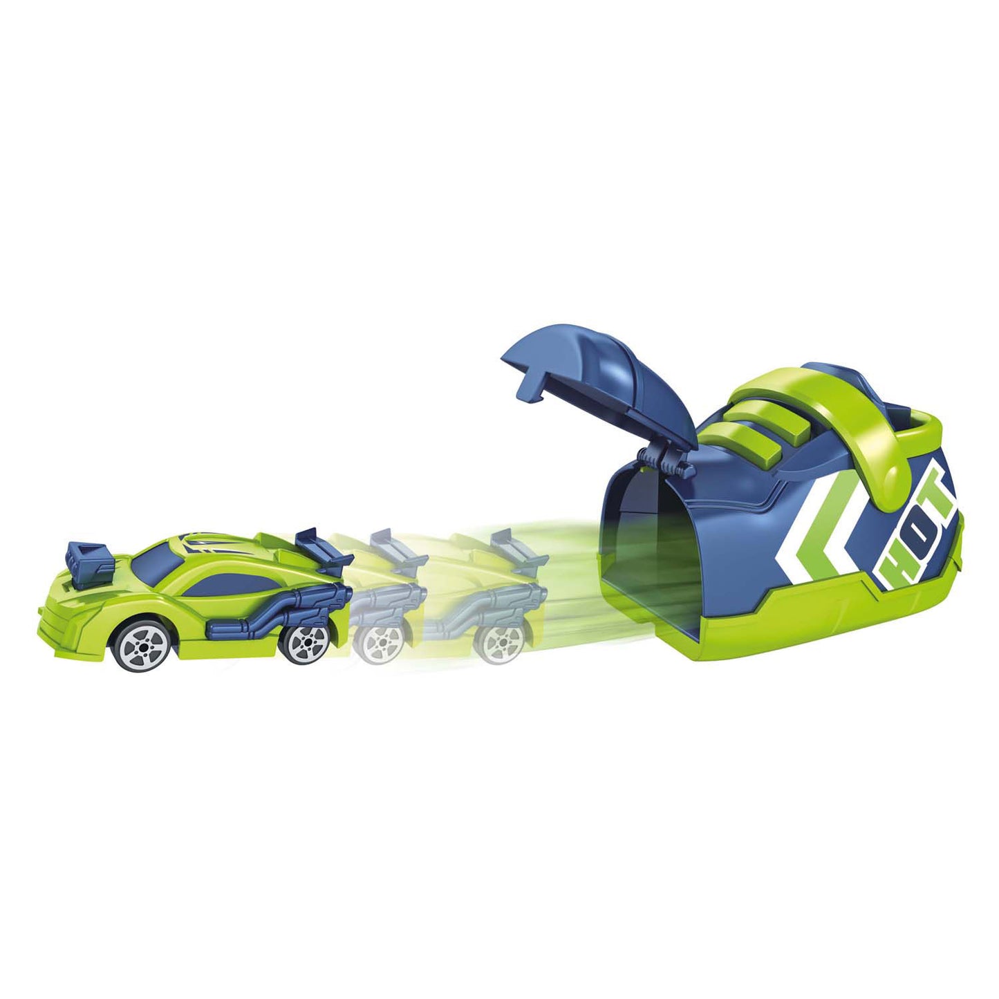 Toi-Toys Turbo racers rally auto met schoen afschieter