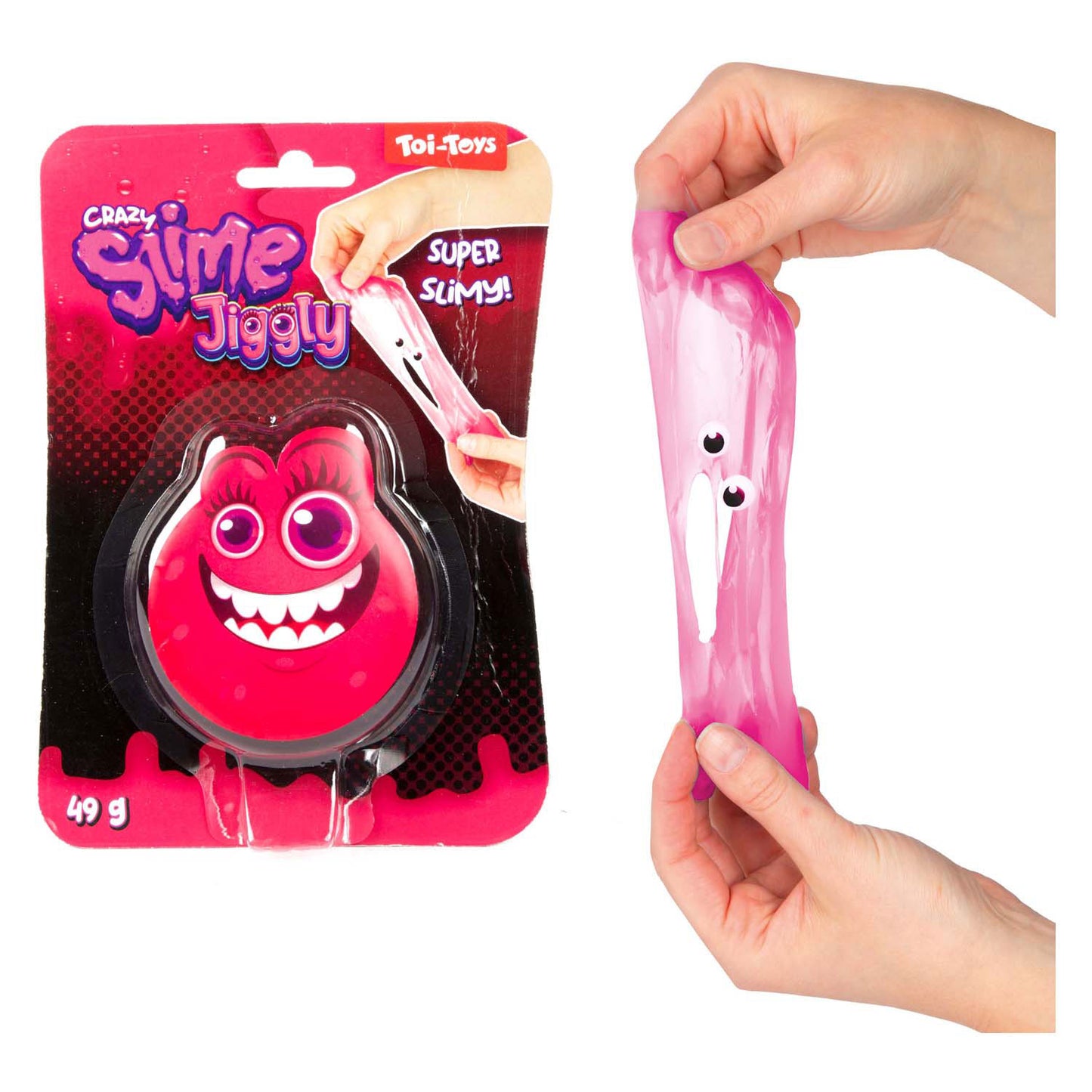 Toi-Toys Toi toys crazy slime monster met oogjes