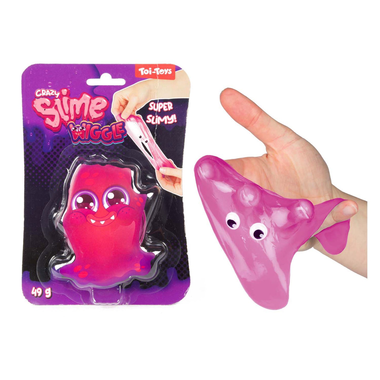 Toi-Toys Toi toys crazy slime monster met oogjes