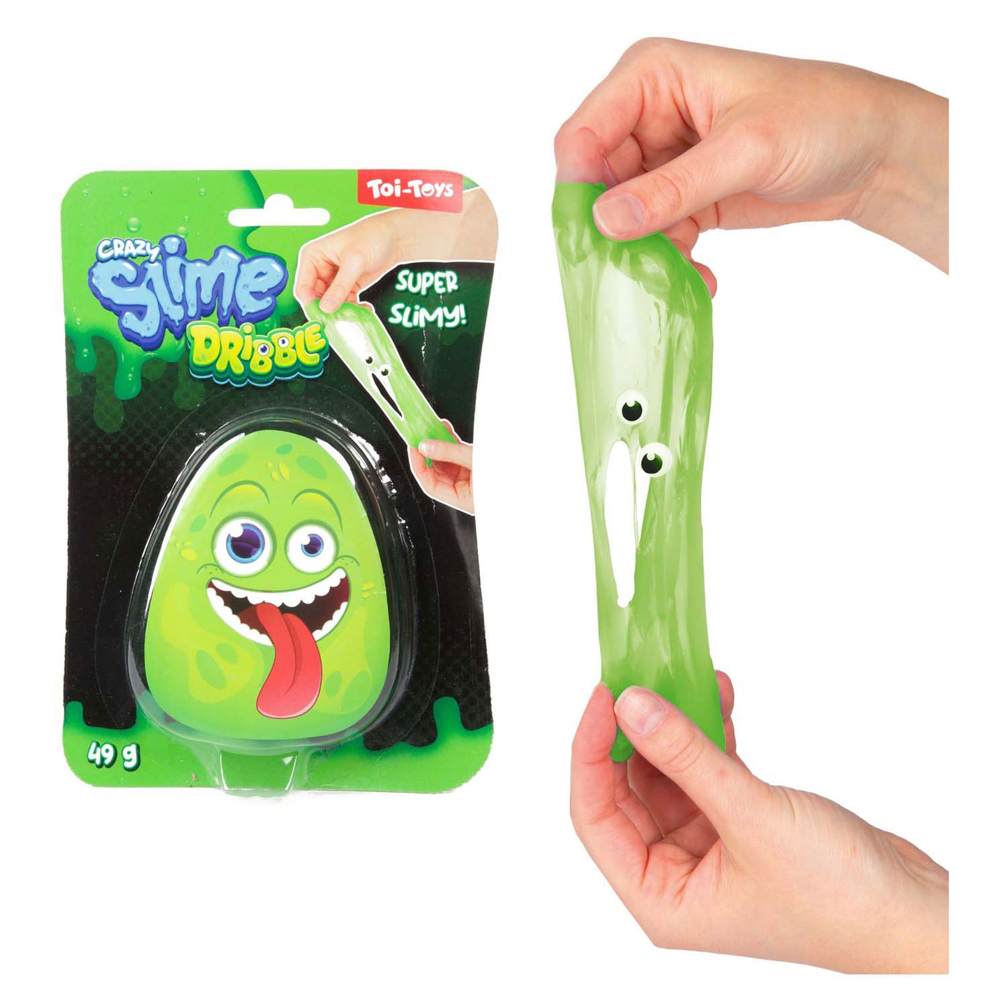 Toi-Toys Toi toys crazy slime monster met oogjes
