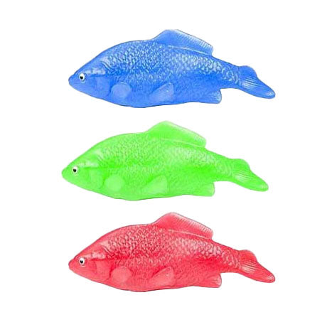 Toi-Toys Fun super rekbare kleverige vis neon koi