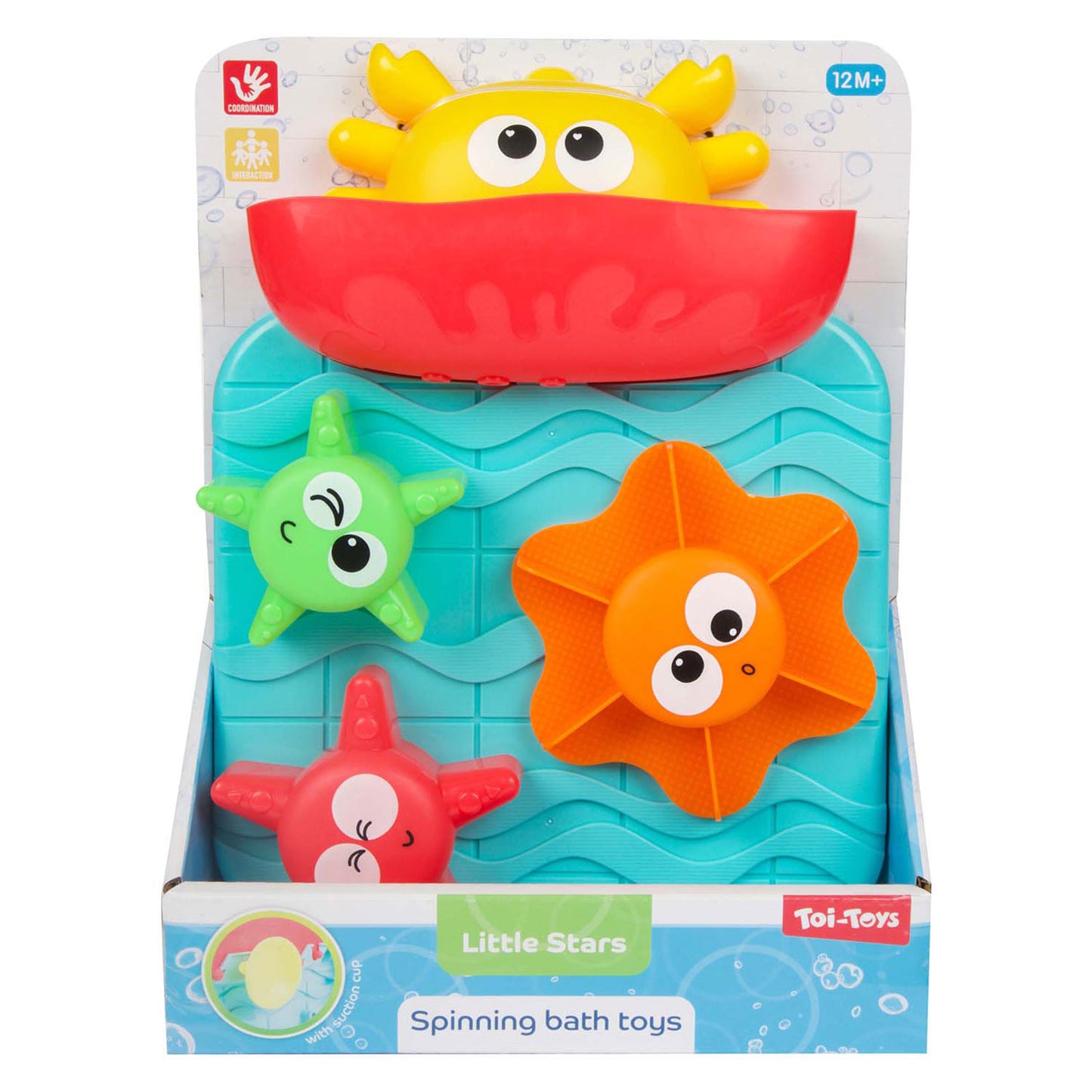 Toi-Toys Little stars badspeelgoed watermolen krab