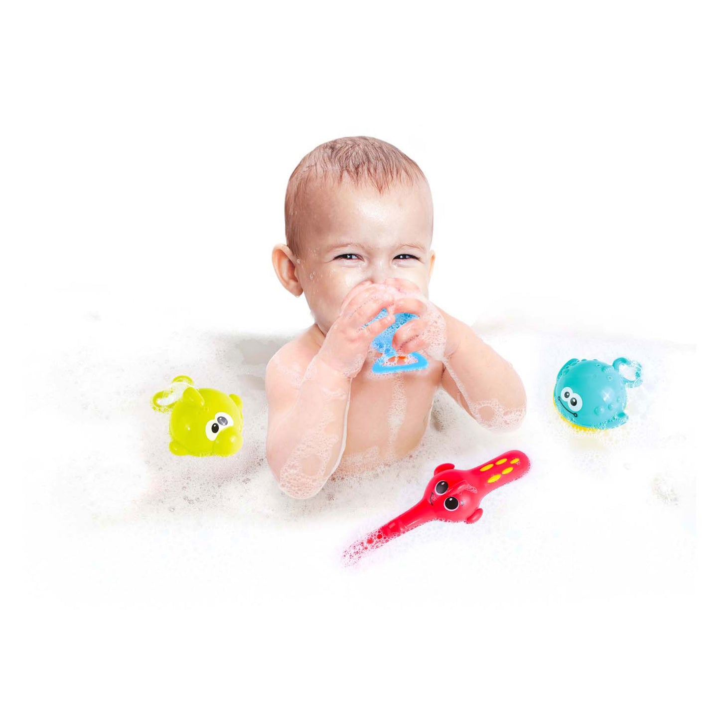 Toi-Toys Little stars badspeelgoed vishengel met 3 vissen, 4dlg.