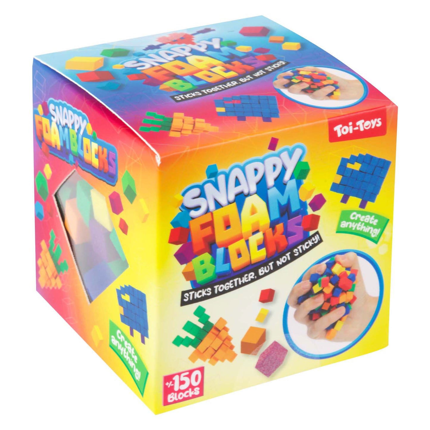 Toi-Toys Fun zelfklevende mini foamblokken