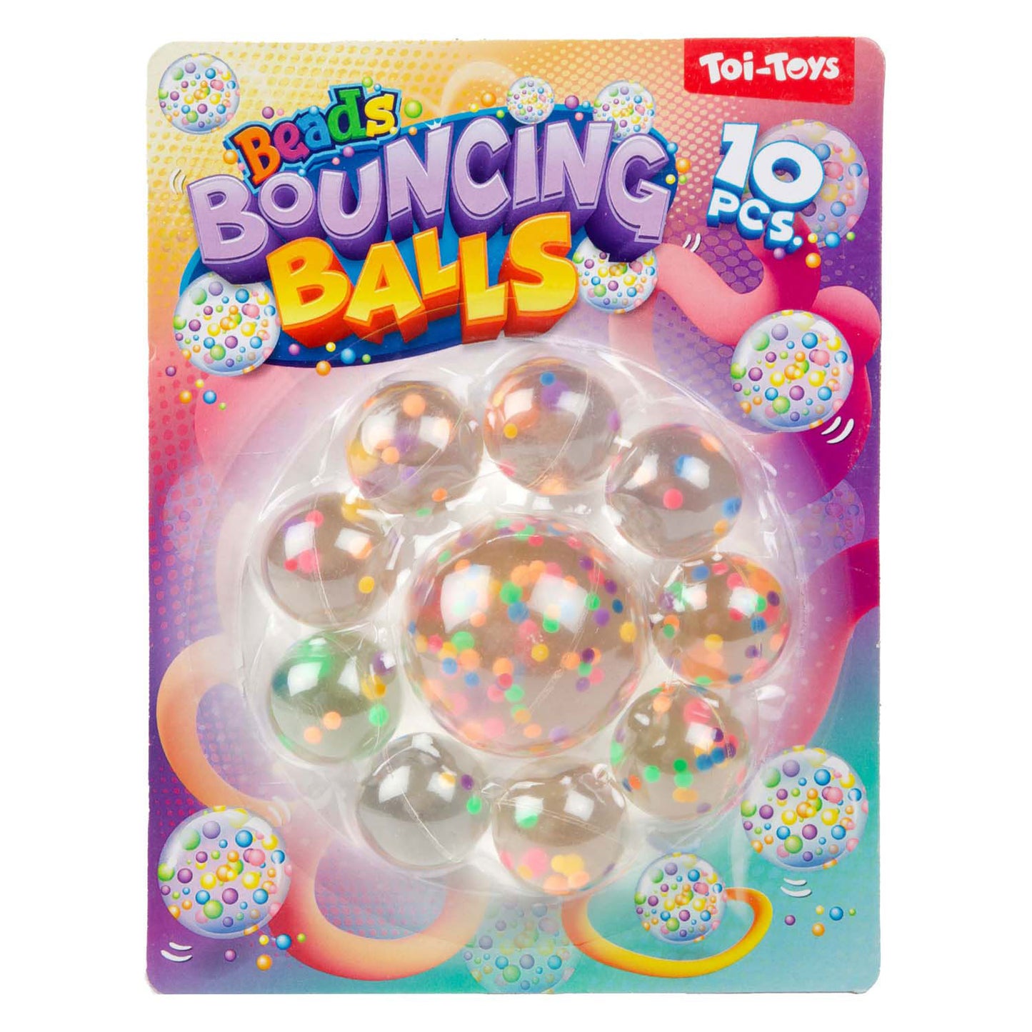 Toi-Toys Fun stuiterballen, 10st.