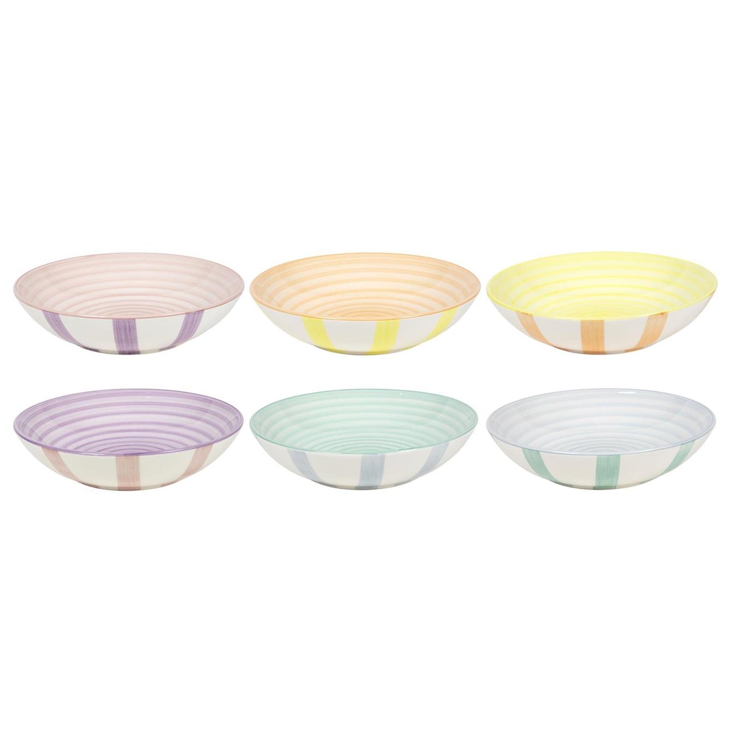 Diepbord 2-tone doos a 6 stuks Ø21cm