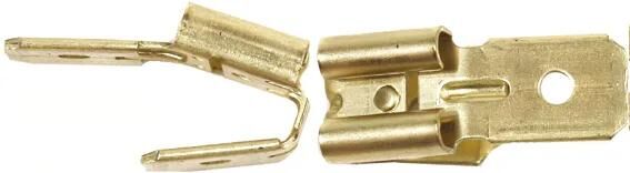 HELLA steckverteiler connector 2-gang 100st blank 6,3x0,8mm