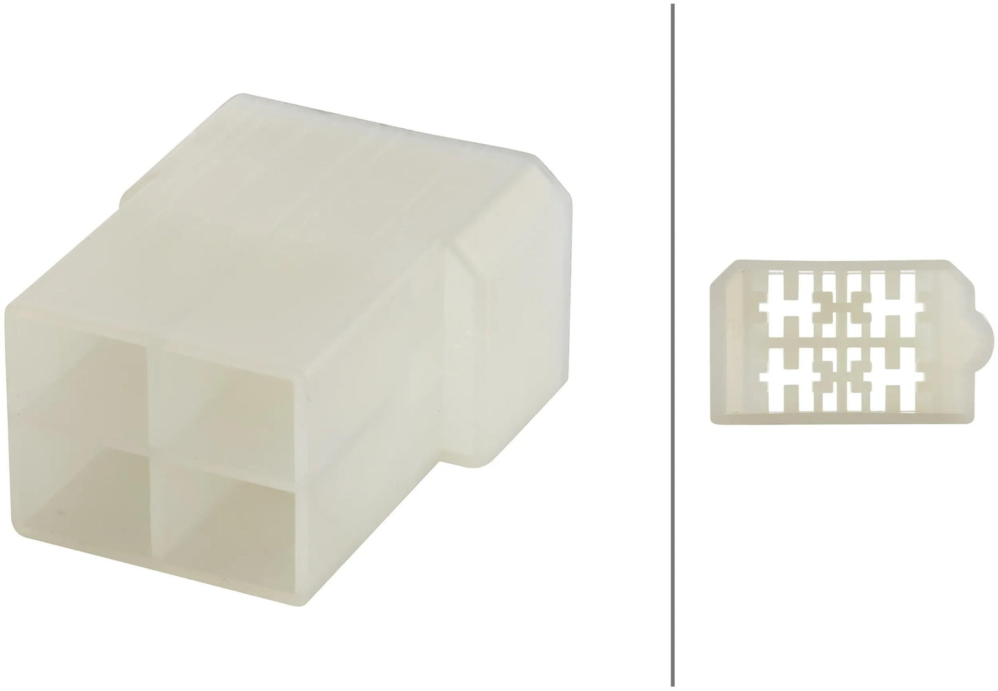 HELLA steckgehäuse connector housing 4-polig