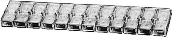 HELLA steckgehäuse socket,12-pin 142x42x7.0mm 10pcs.