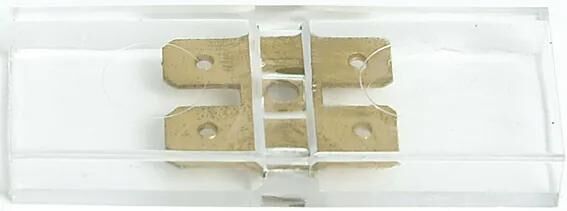 HELLA steckgehäuse plug-in housing, 2-pole 50x20x6,4mm 10pcs.